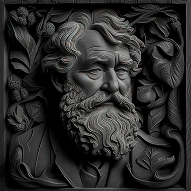 3D model William Morris (STL)